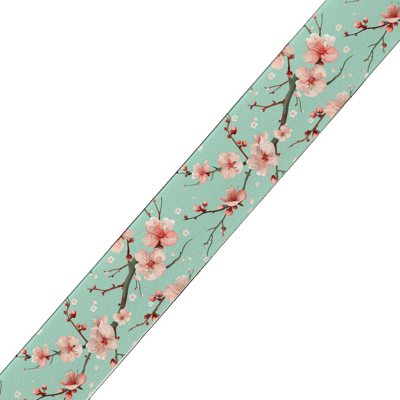 L'atelier du Fourmilier Colliers Collier large pour chien en BioThane® imprimé – Collection plantes et fleurs – 19mm