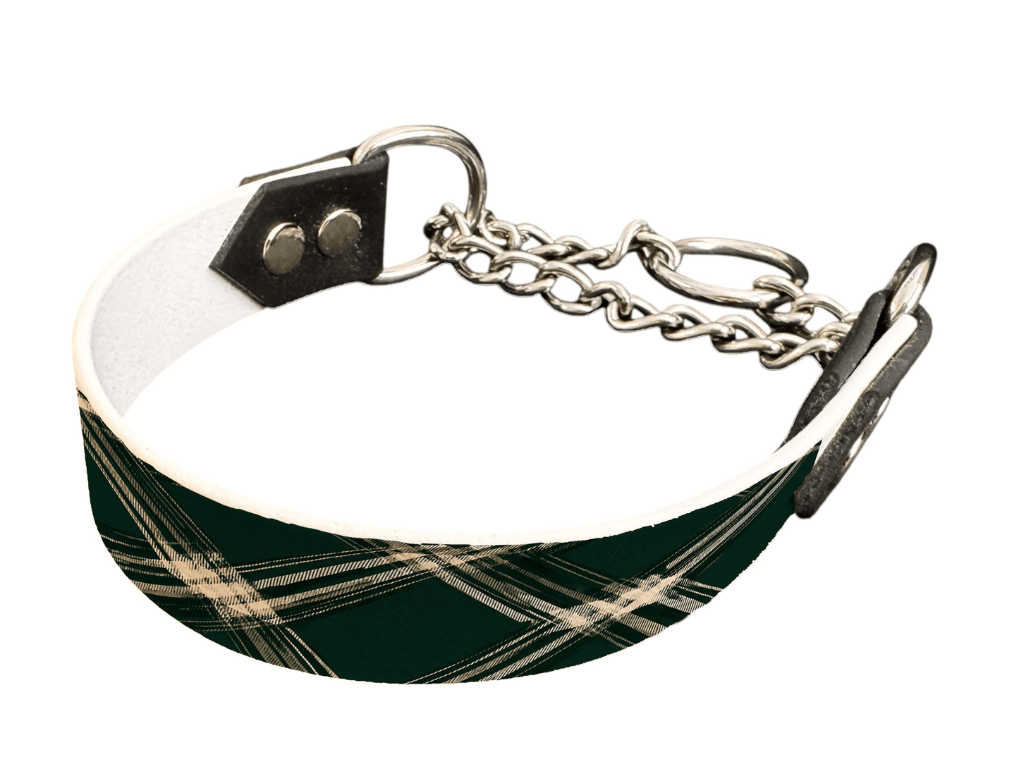L'atelier du Fourmilier Martingales 25 391 Martingale pour chien en BioThane® imprimé – Collection tartan– 25mm