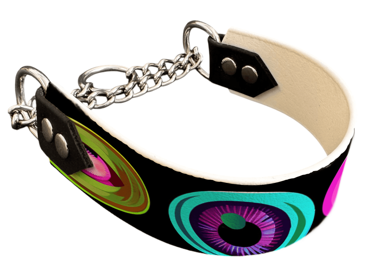 L'atelier du Fourmilier Martingales 275 Martingale pour chien en BioThane® imprimé – Collection Halloween– 38mm