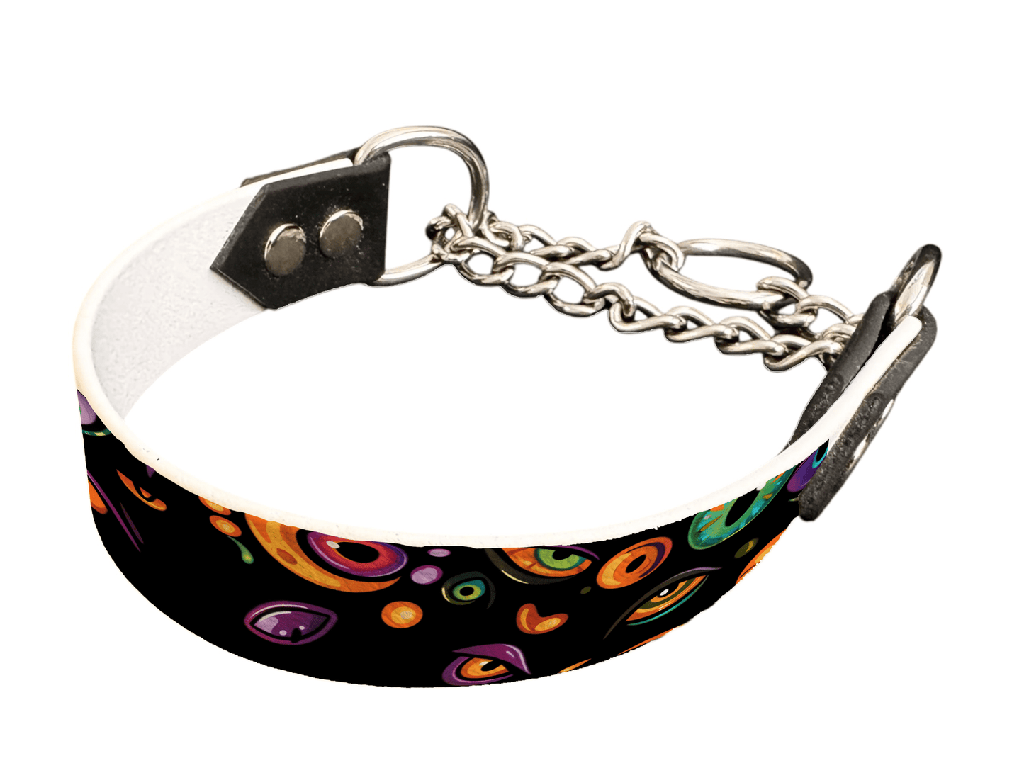 L'atelier du Fourmilier Martingales 276 Martingale pour chien en BioThane® imprimé – Collection Halloween– 25mm