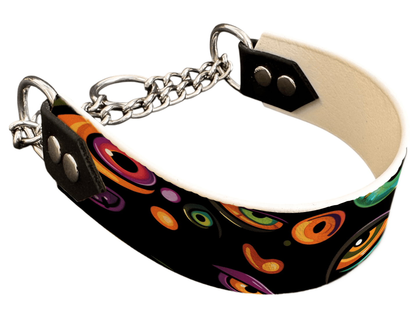 L'atelier du Fourmilier Martingales 276 Martingale pour chien en BioThane® imprimé – Collection Halloween– 38mm