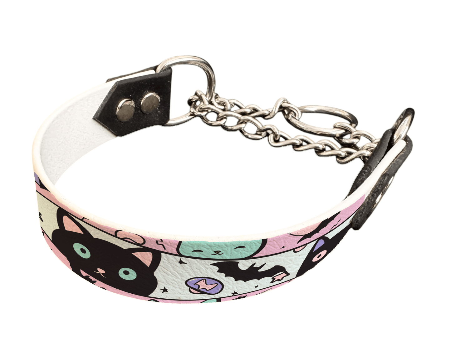 L'atelier du Fourmilier Martingales 278 Martingale pour chien en BioThane® imprimé – Collection Halloween– 25mm