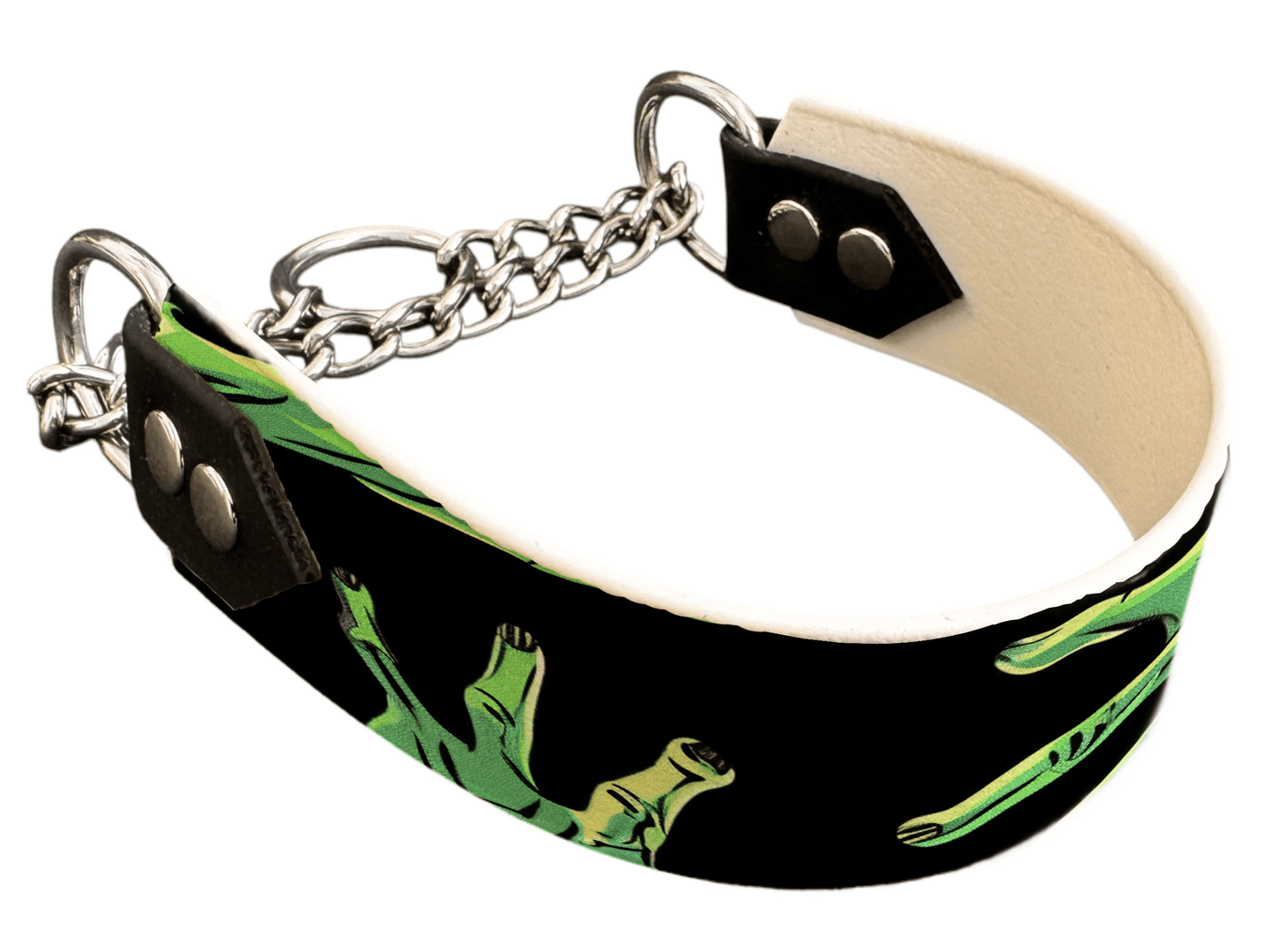 L'atelier du Fourmilier Martingales 279 Martingale pour chien en BioThane® imprimé – Collection Halloween– 38mm