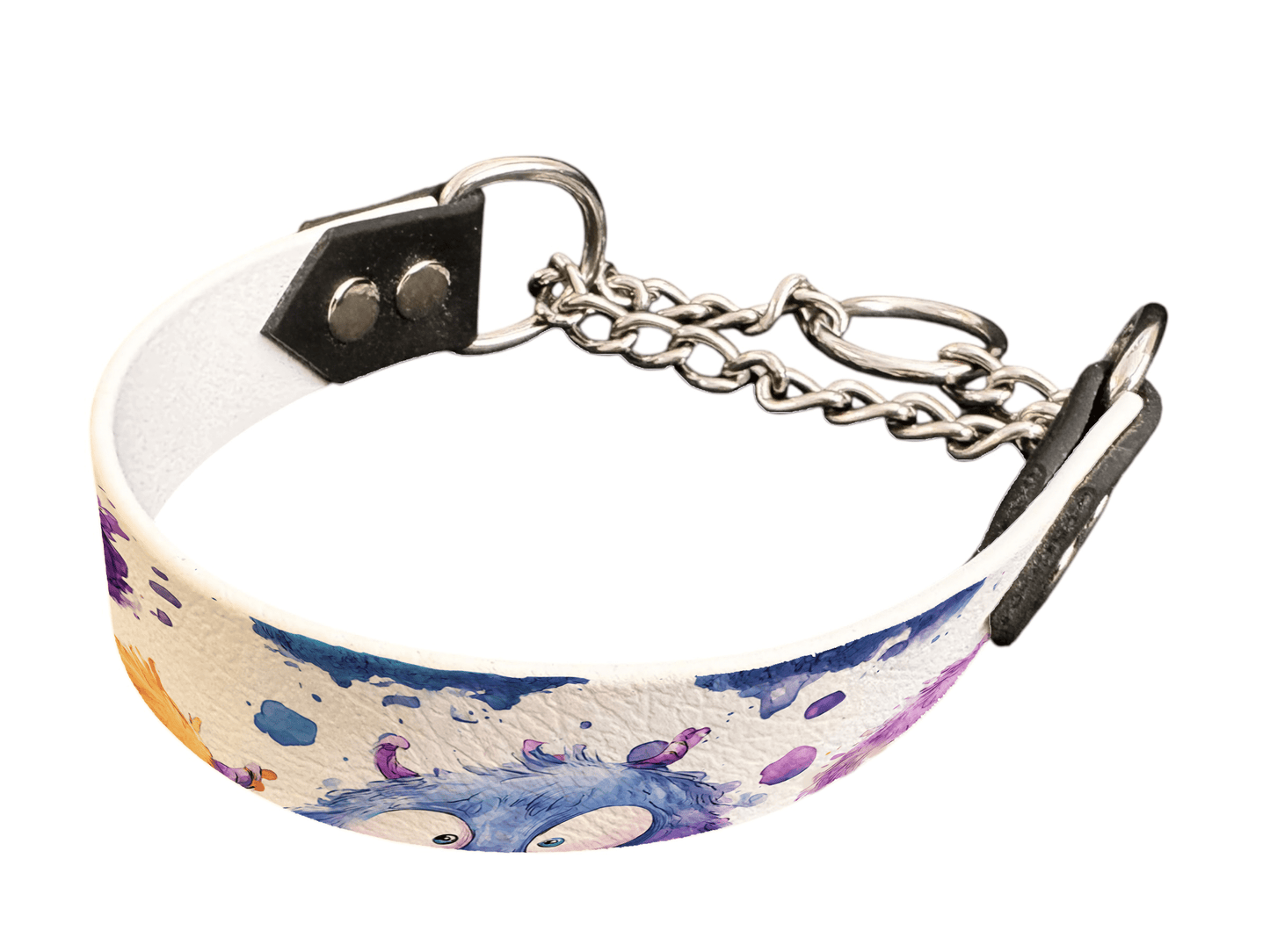 L'atelier du Fourmilier Martingales 281 Martingale pour chien en BioThane® imprimé – Collection Halloween– 25mm