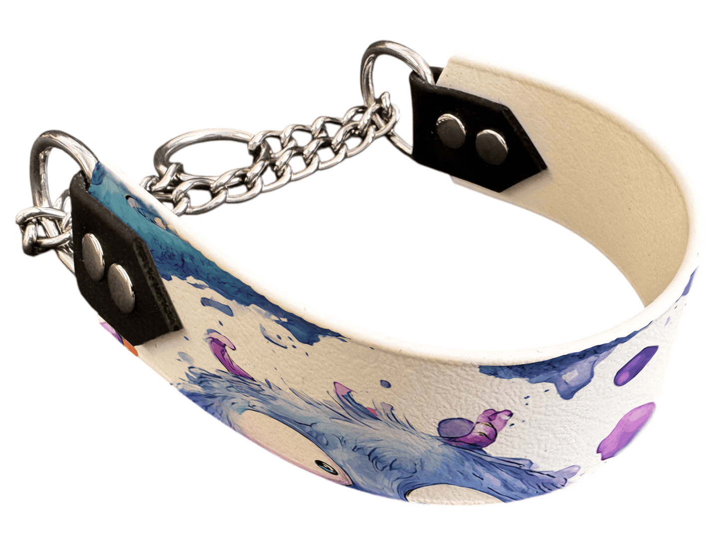 L'atelier du Fourmilier Martingales 281 Martingale pour chien en BioThane® imprimé – Collection Halloween– 38mm
