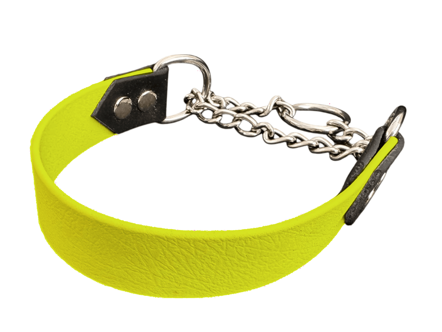 L'atelier du Fourmilier Martingales Jaune Fluo Collier Martingale large (25 mm)