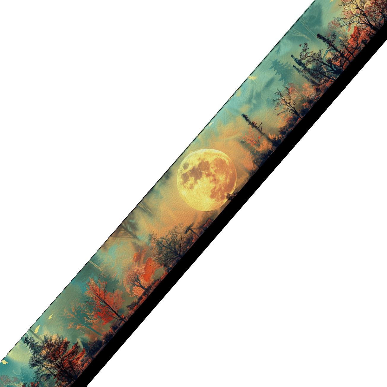 L'atelier du Fourmilier Martingales Martingale pour chien en BioThane® imprimé – Collection paysage– 38mm