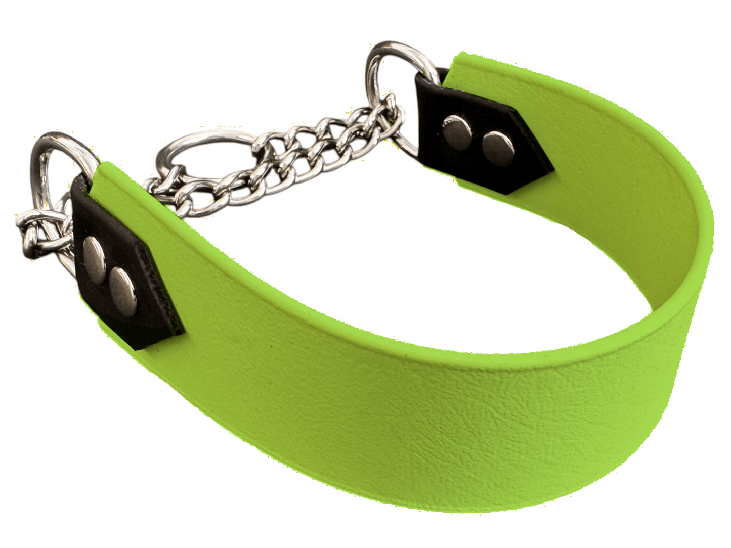 L'atelier du Fourmilier martingales personnalisable Vert Pomme Martingale 38 mm en Biothane – Personnalisable – Coloris au choix