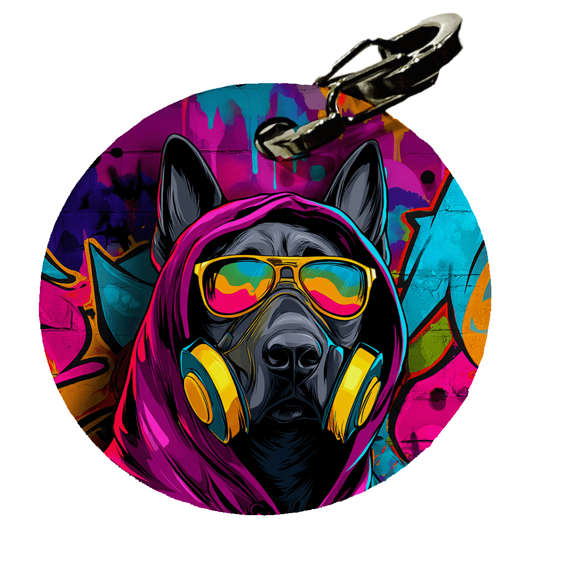 L'atelier du Fourmilier médaille Petite / super dog Médaille personnalisée Malinois