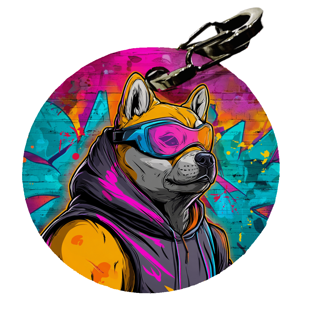 L'atelier du Fourmilier médaille Petite / super dog Médaille personnalisée pour Shiba Inu - L'Atelier du Fourmilier