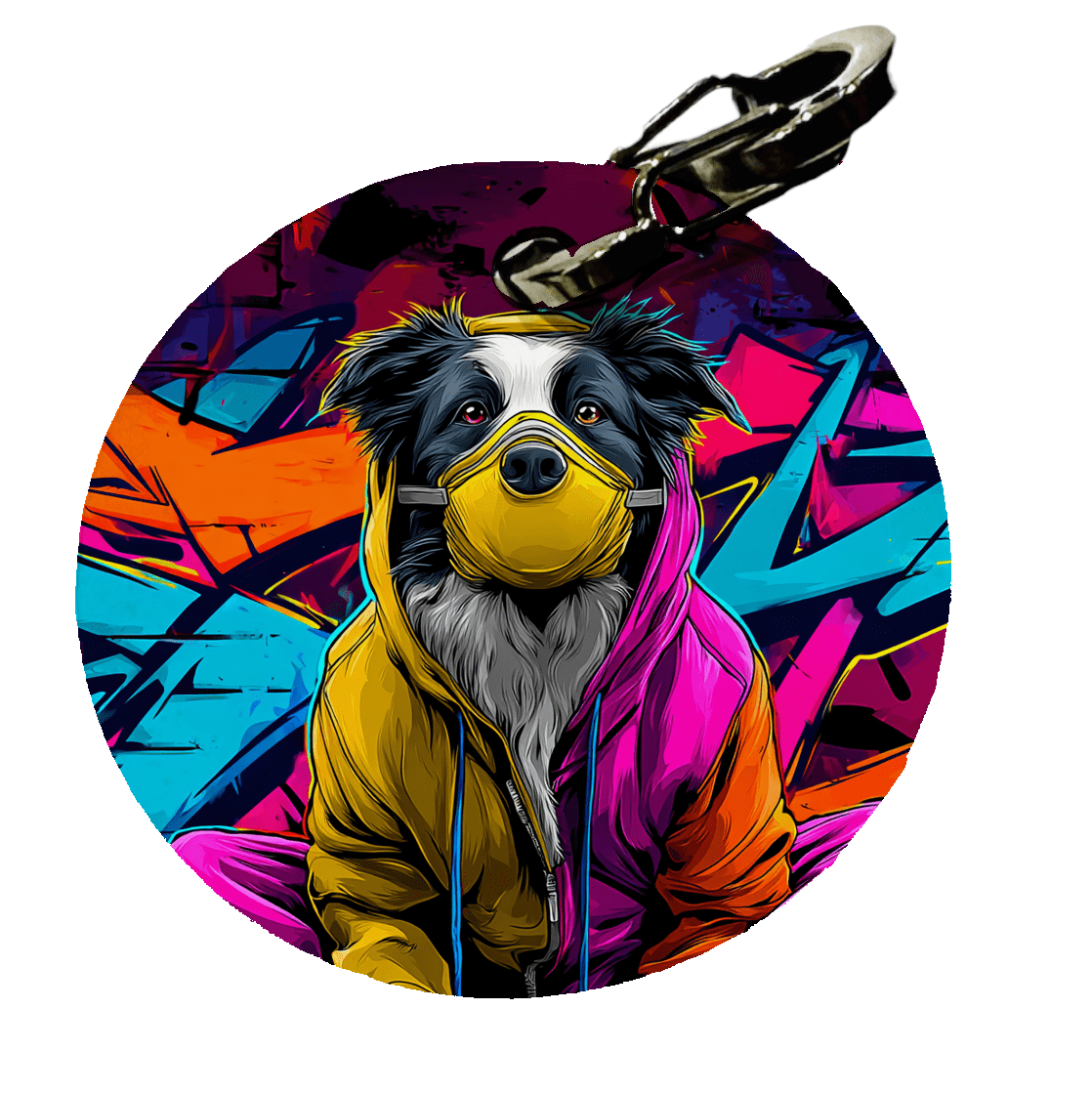 L'atelier du Fourmilier médaille Petite / super dog Médaille pour chien – Border collie