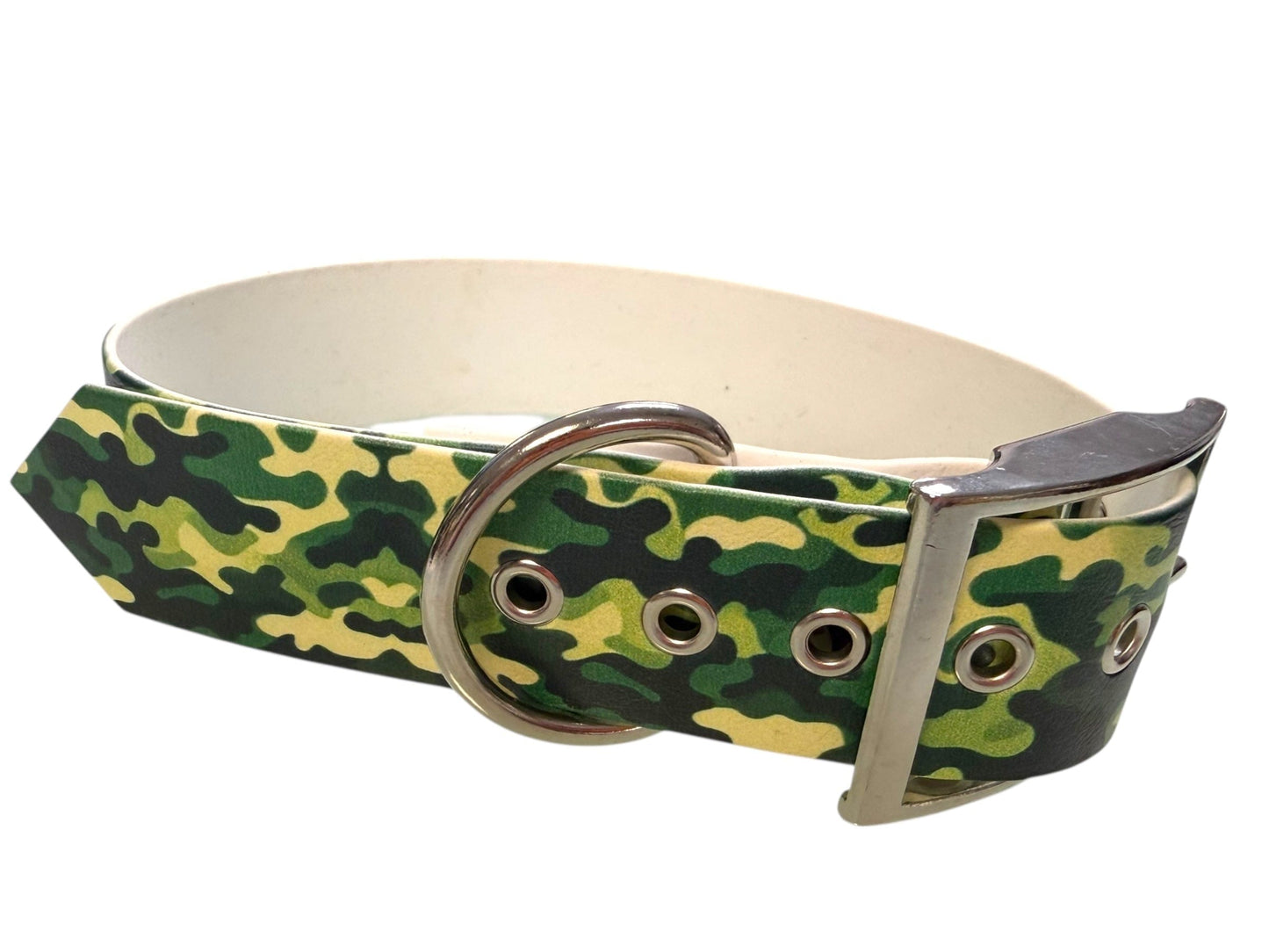 L'atelier du Fourmilier Promo S Collier BioThane® imprimé camouflage – 25 mm