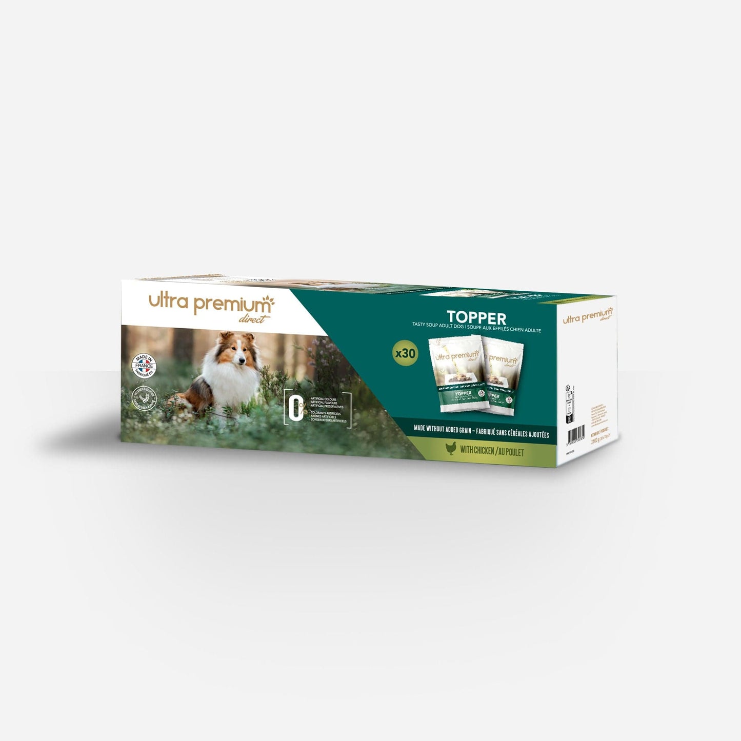 Ultrapremium Ultrapremium 30 Sachets de Soupe aux Effilés Sans Céréales - Topper au Poulet