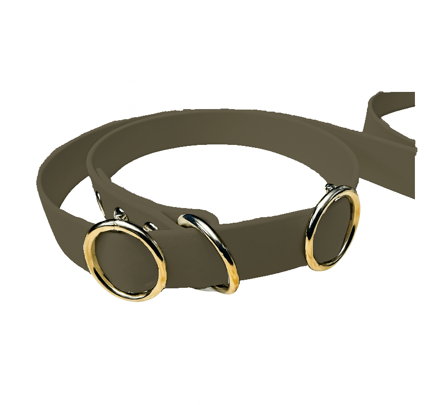 Laisse martingale en BioThane – Largeurs 19 mm ou 25 mm