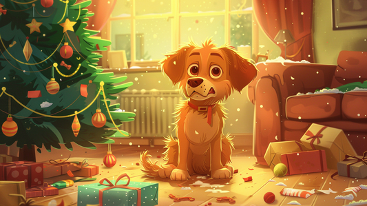 Mon chien a survécu à Noël (et pas le sapin)