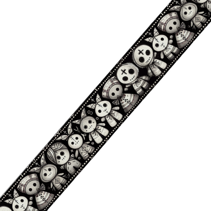 Collier double large pour chien en BioThane® imprimé – Collection Halloween– 38/25 mm