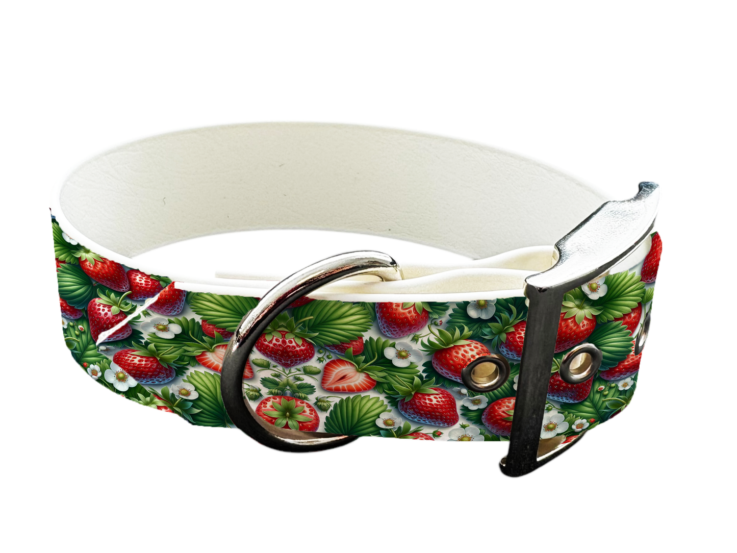 Collier large pour chien en BioThane® imprimé – Collection gourmandise – 38mm