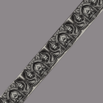 Motif BioThane® - Frise Bouddhiste Sculptée