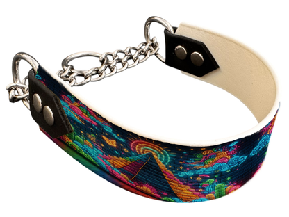Martingale pour chien en BioThane® imprimé – Collection Tribal – 38m
