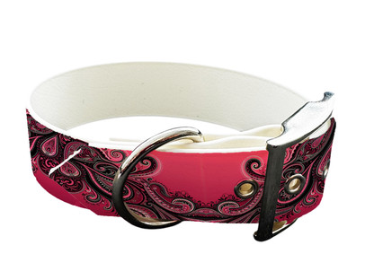 Collier large pour chien en BioThane® imprimé – Collection abstrait – 38mm