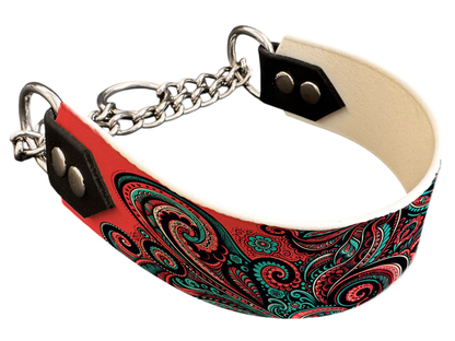 Martingale pour chien en BioThane® imprimé – Collection abstrait – 38mm