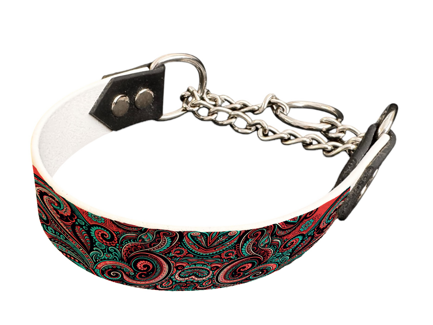 Martingale pour chien en BioThane® imprimé – Collection abstrait – 25mm