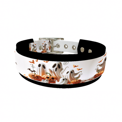 Collier double large pour chien en BioThane® imprimé – Collection Halloween– 38/25 mm
