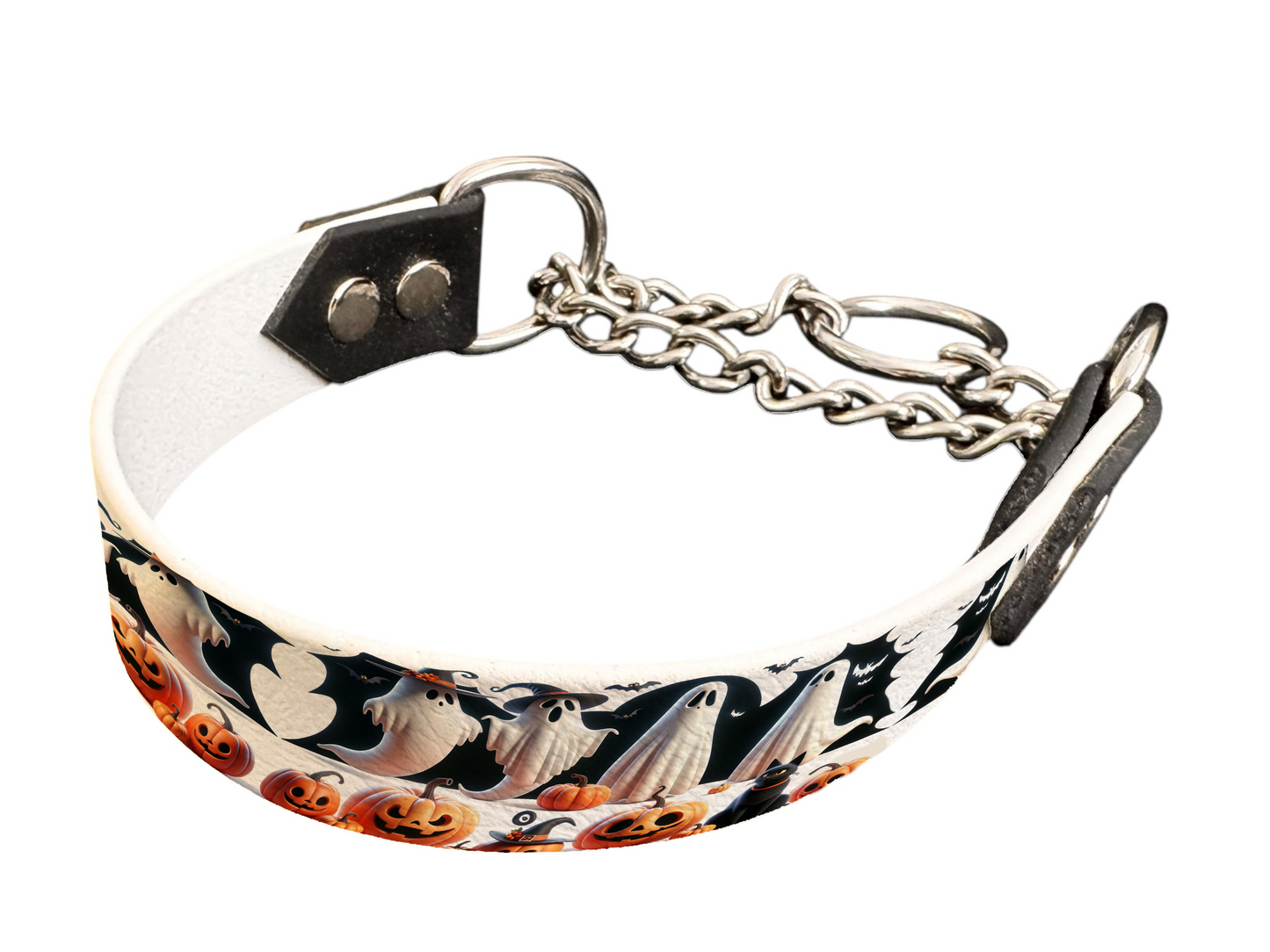 Martingale pour chien en BioThane® imprimé – Collection Halloween– 25mm