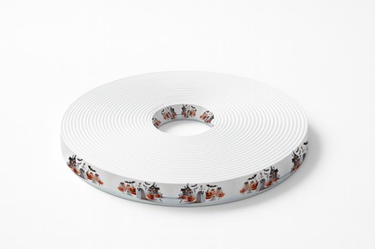 BioThane® imprimé - Halloween Fantômes & Maison Hantée (19mm, 25mm ou 38mm)