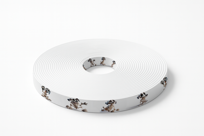 BioThane® imprimé – Chiens Squelettes Cartoon (Halloween)