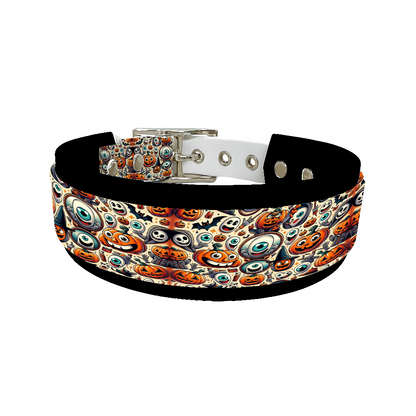 Collier double large pour chien en BioThane® imprimé – Collection Halloween– 38/25 mm