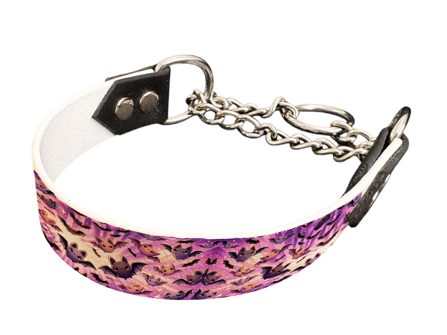 Martingale pour chien en BioThane® imprimé – Collection Halloween– 25mm