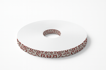 BioThane imprimé – Volutes Sucre d'Orge (édition Noël)