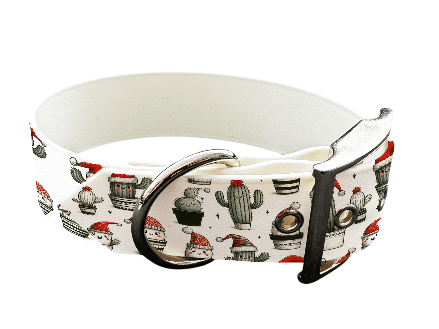 Collier pour chien en BioThane® imprimé – Collection Noël– 38mm