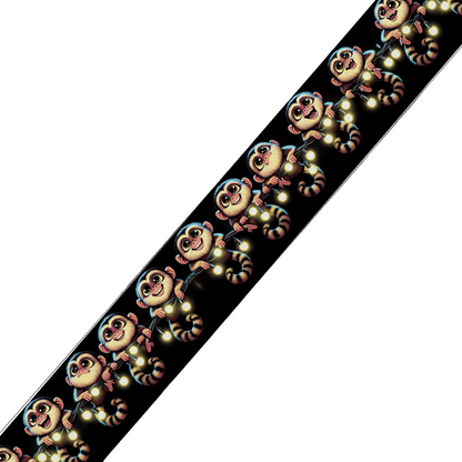 Collier large pour chien en BioThane® imprimé – Collection animaux pop/kawaii – 25mm