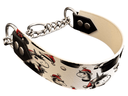 Martingale pour chien en BioThane® imprimé – Collection Hiver et Noël – 38mm