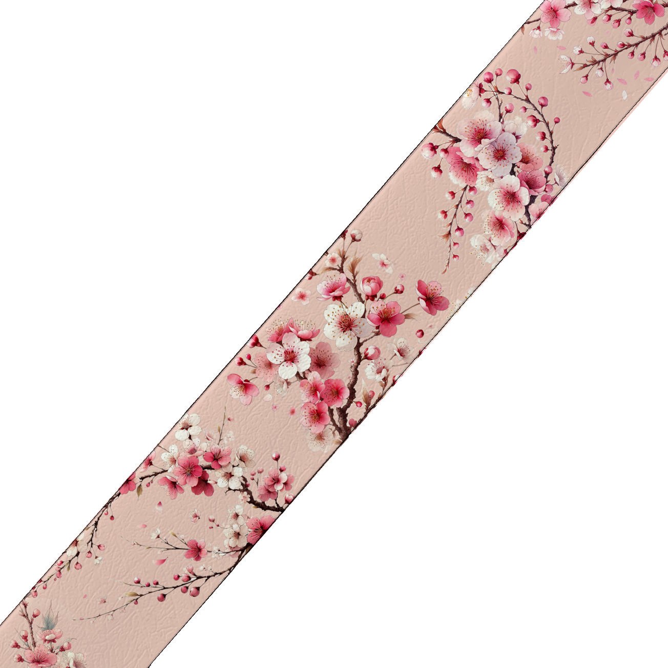 Collier double large pour chien en BioThane® imprimé – Collection plantes et fleurs – 25/19 mm