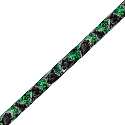 Collier double large pour chien en BioThane® imprimé – Collection animaux sauvages– 38/25 mm