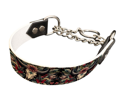 Martingale pour chien en BioThane® imprimé – Collection Tribal – 25mm