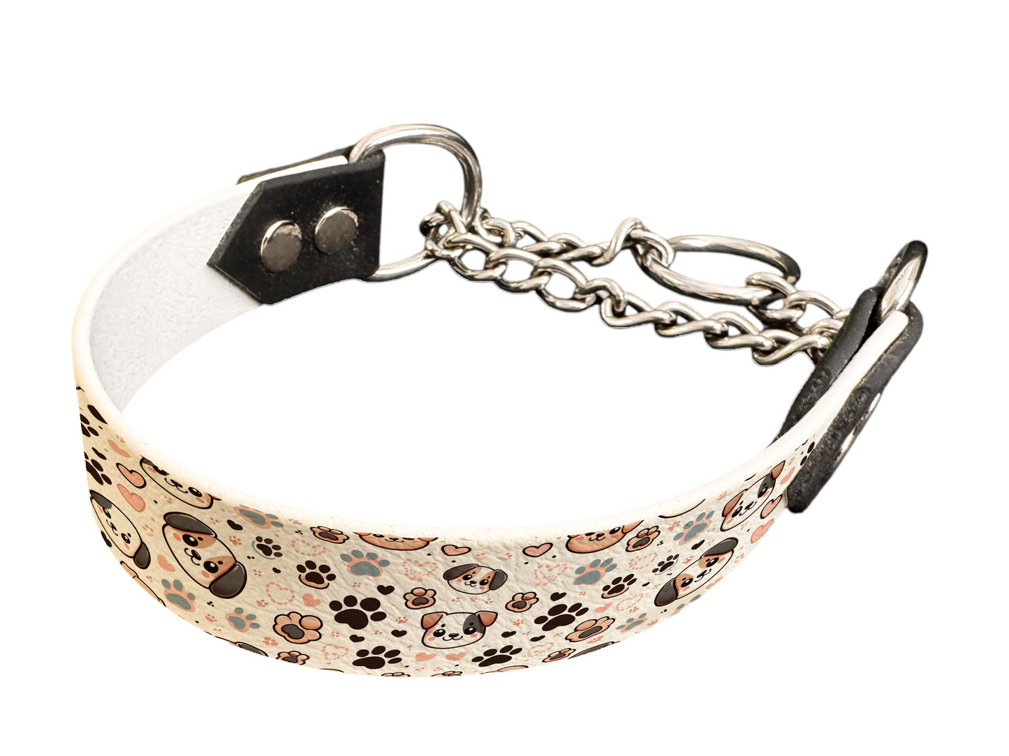 Martingale pour chien en BioThane® imprimé – Collection chiens– 25mm