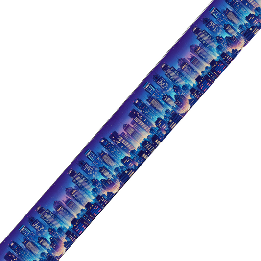 BioThane® imprimé – Skyline Nocturne