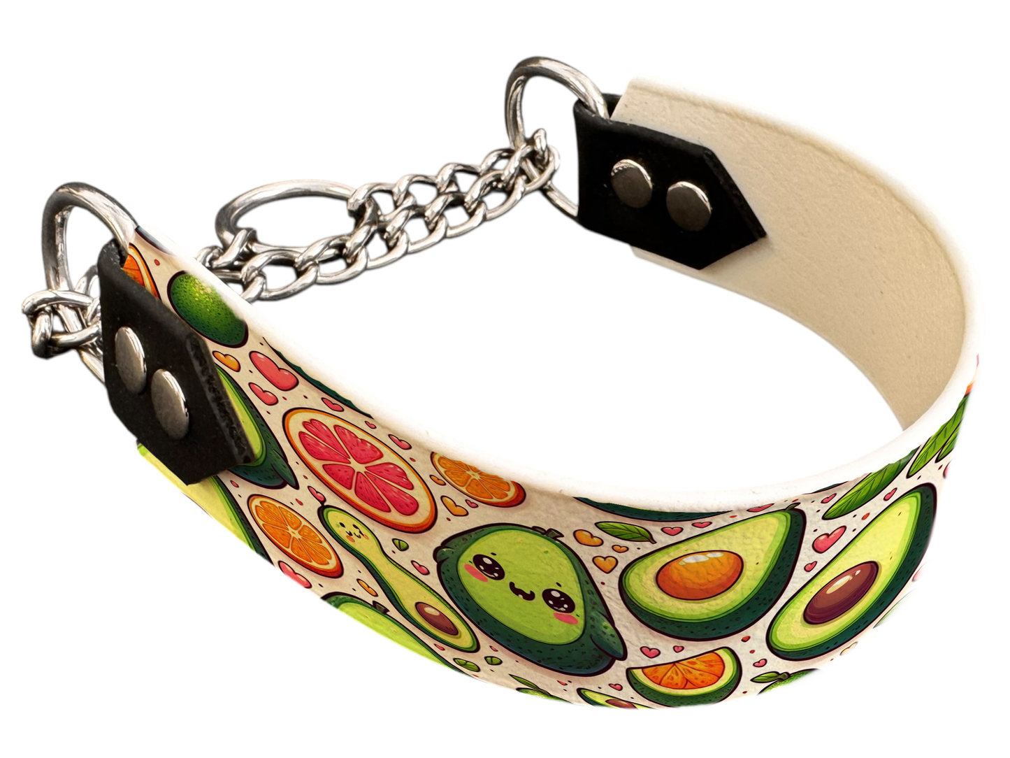 Martingale pour chien en BioThane® imprimé – Collection gourmandise – 38mm