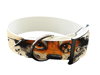 Collier large pour chien en BioThane® imprimé – Collection animaux sauvages– 19mm