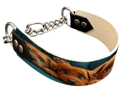 Martingale pour chien en BioThane® imprimé – Collection chiens– 38mm