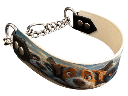 Martingale pour chien en BioThane® imprimé – Collection chiens– 38mm