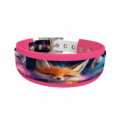 Collier double large pour chien en BioThane® imprimé – Collection animaux sauvages– 38/25 mm