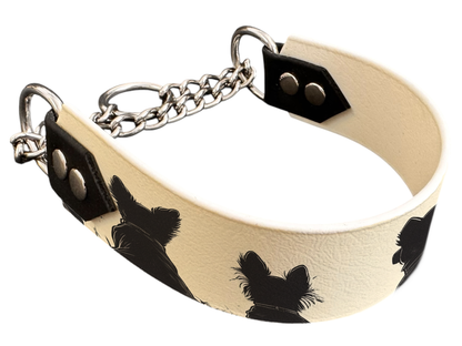 Martingale pour chien en BioThane® imprimé – Collection chiens– 38mm