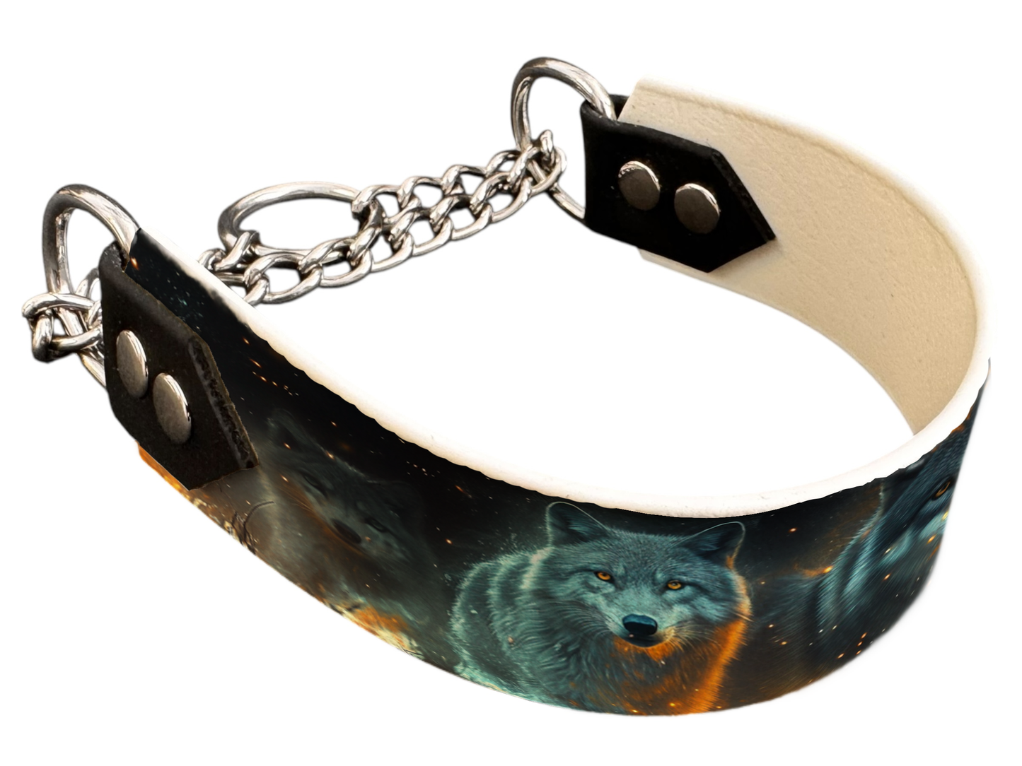 Martingale pour chien en BioThane® imprimé – Collection chiens– 38mm