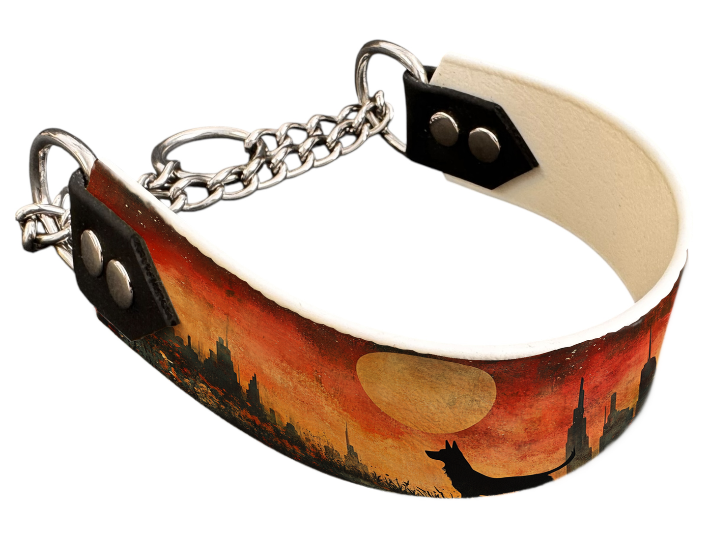 Martingale pour chien en BioThane® imprimé – Collection chiens– 38mm