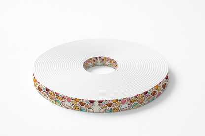 Sangle BioThane® imprimée – Motif Gourmandises Craquantes